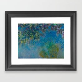 Claude Monet Wisteria Framed Art Print