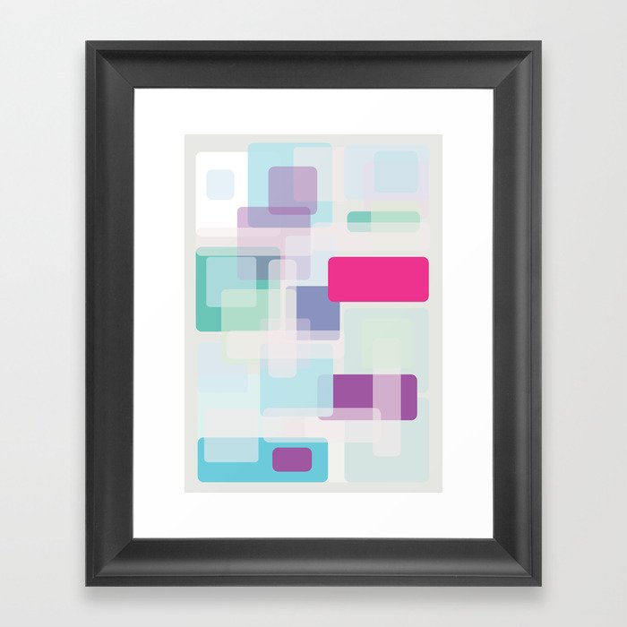 Shape series 3 Framed Art Print