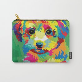 Maltipoo Dog Pop Art Illustration Carry-All Pouch
