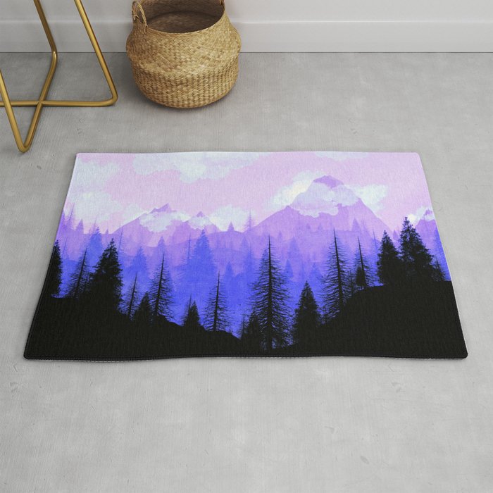 Purple Mountains Rug