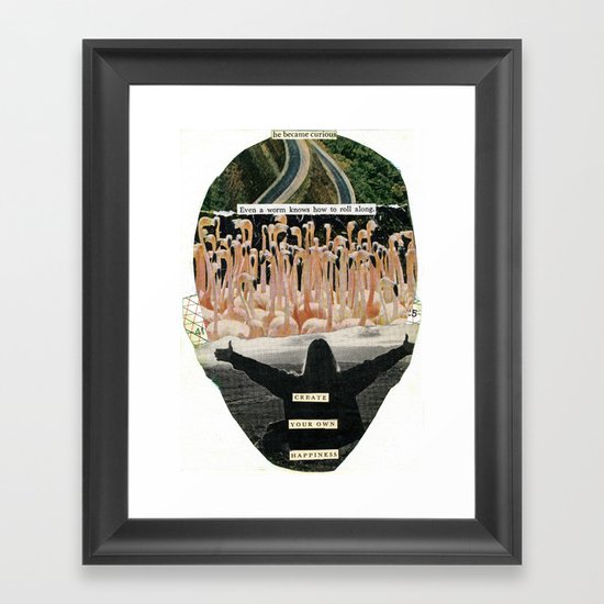 Create Your Own Happiness Framed Art Print