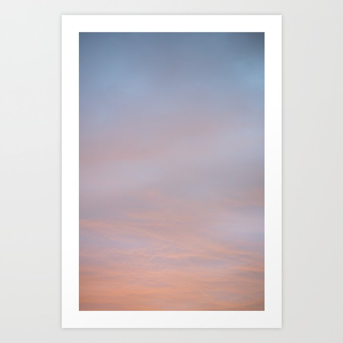 Blue and Pink Pastel Colored Sky | Fine Art Travel Photography Art Print