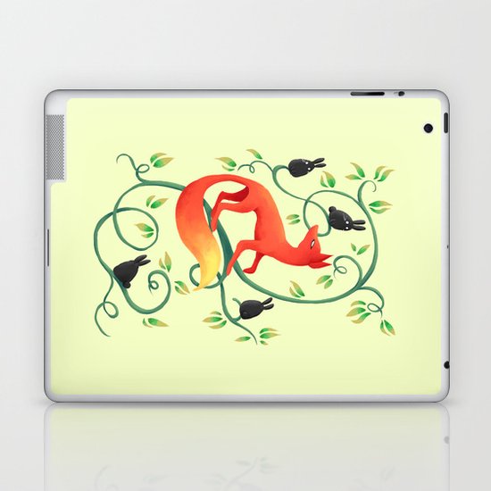 Bunnies and a Fox Laptop & iPad Skin