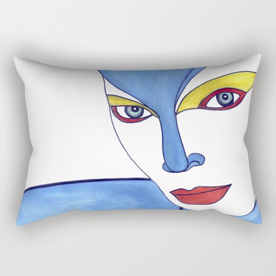 Shaima (previous age) Rectangular Pillow
