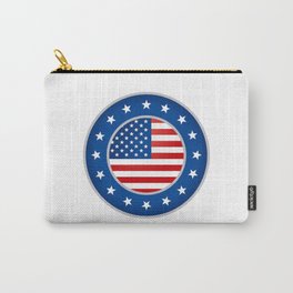 USA retro style color art Carry-All Pouch