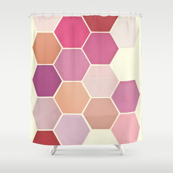 Shades of Pink Shower Curtain