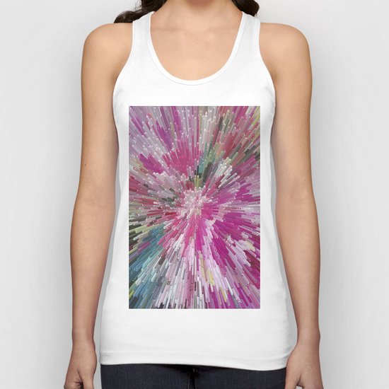 Abstract flower pattern 3 Unisex Tank Top