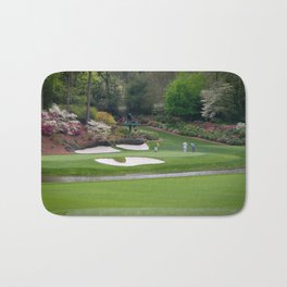 Augusta Georgia Amen Corner Golf Series Sets Badematte | Masters, Photo, Gift, Black And White, Golf, Amencorner, Digital, Mancave, Landscape 