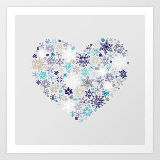 Heart of Christmas Art Print