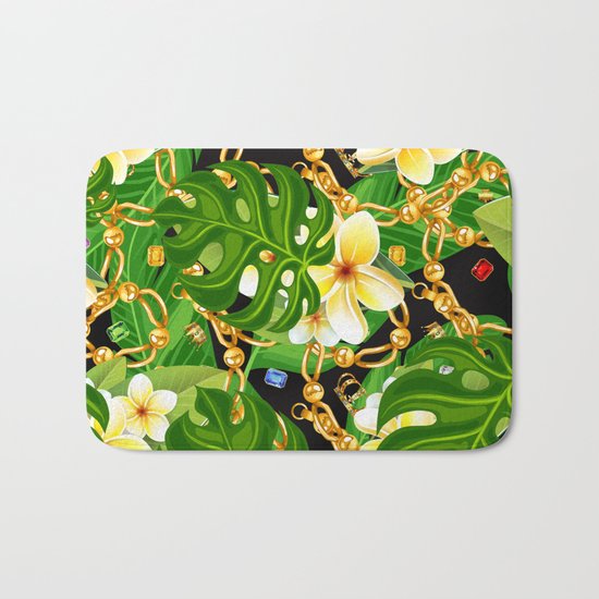 tropical elegant Bath Mat