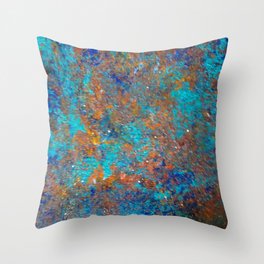 Copper and Rust Throw Pillow