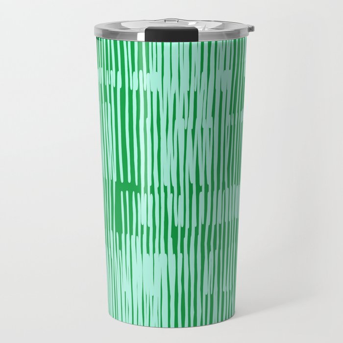 Lines | Emerald Green Travel Mug