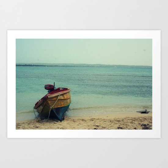 The Island Off The Island Art Print