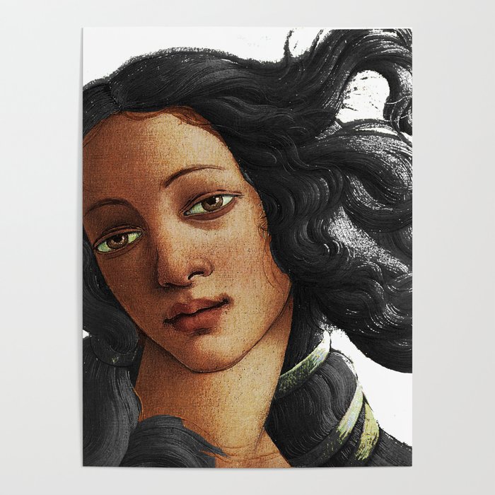 Botticelli African American Venus Poster