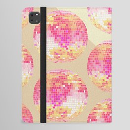 Disco Ball – Pink Ombré iPad Folio Case