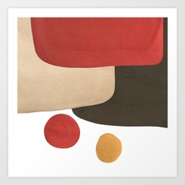Mid century minimalist  Art Print