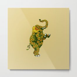Elephant Sunflower Metal Print | Drawing, Sunflower, Tattoo, Stepbystep, Hope, Elephantsunflower, Inspirational, Digital, Elephanttattoo, Overcome 