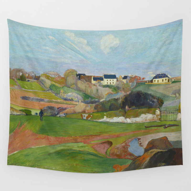 Paul Gauguin Landscape At Le Pouldu Wall Tapestry By Themasters Society6 Paul Gauguin Landscape At Le Pouldu Wall Tapestry By Themasters Society6