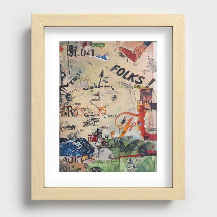 Scrupulous Redefined Recessed Framed Print