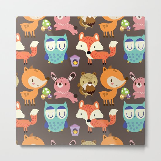 Woodland Metal Print