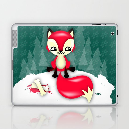 Fox's Christmas Dinner Laptop & iPad Skin