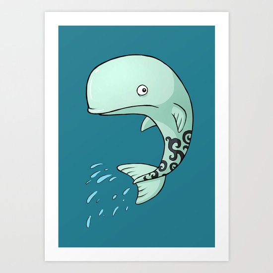 Whale Art Print