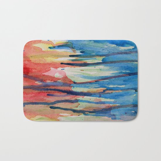 Fire and Water Bath Mat
