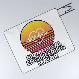 Biomedical Engineering Major Colorful Sunset College Student Graphic Picnic Blanket