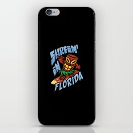 Surfing in Florida iPhone Skin
