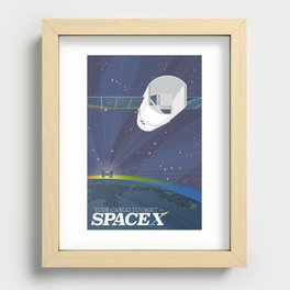 Your Cargo to Orbit, with SpaceX (borderless) Recessed Framed Print