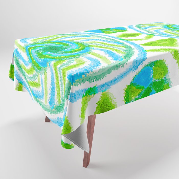 lime twins Tablecloth