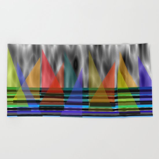 Wind In My Sails Beach Towel