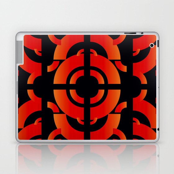 Coral Rainbow Arches Laptop & iPad Skin