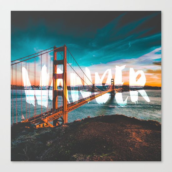 Wander Golden Gate Bridge Canvas Print
