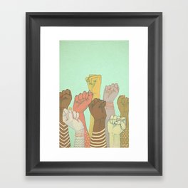 together Framed Art Print