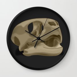 Turtle skull head Wall Clock