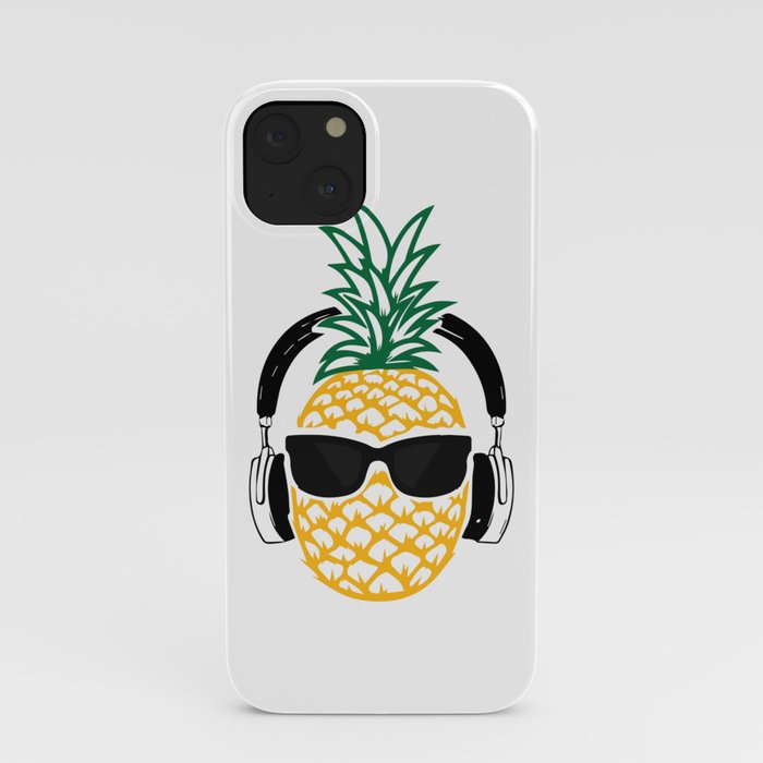 Cool Music Lover Pineapple Design  iPhone Case