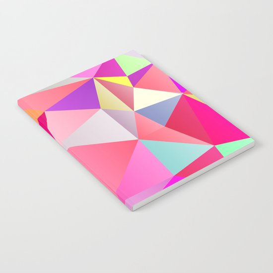 Pink Polygons Notebook