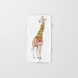 Giraffe in a Scarf Hand & Bath Towel