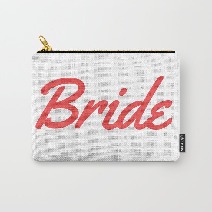Classic Bride Print Carry-All Pouch
