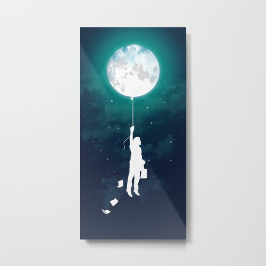 Burn the midnight oil Metal Print