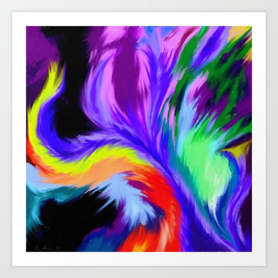 Burst Art Print