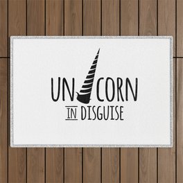 Unicorn in Disguise - Standard Outdoor Rug