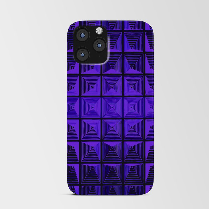 70s Ultraviolet Panton Inspired Space Age Art iPhone Card Case