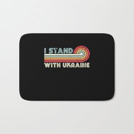 I stand with Ukraine Flag Distressed Sunset Bath Mat | Ukrainian, Freeukraine, Flag, Fuckputin, Supportukraine, Ukraineflag, Ukrainianflag, Ukrainianamerican, Nato, Puckfutin 