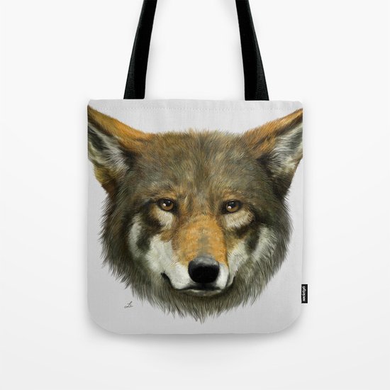 Wolf face Tote Bag