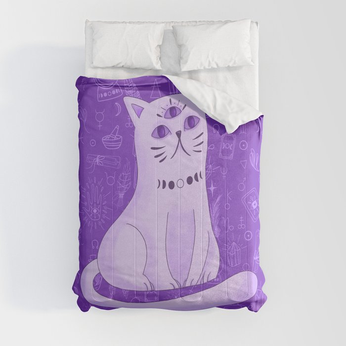 Mystic Cat 1 Comforter