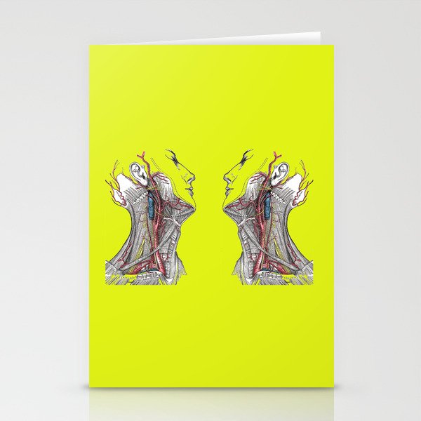 Dual anatomy Stationery Cards
