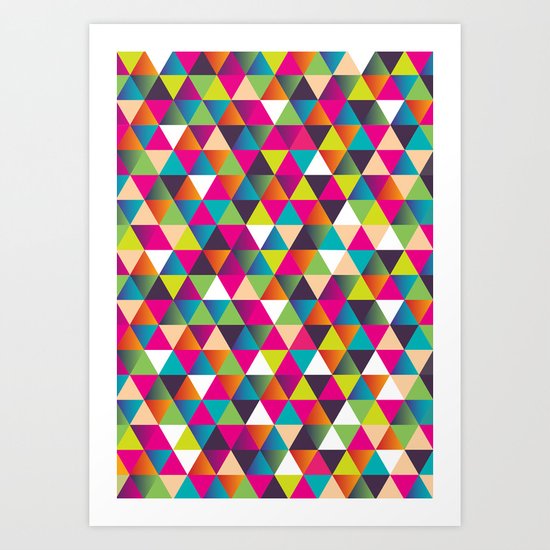 Crazy Pattern Art Print