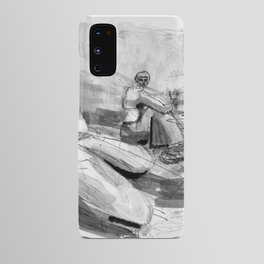 Women Picnicking in the Park Android Case